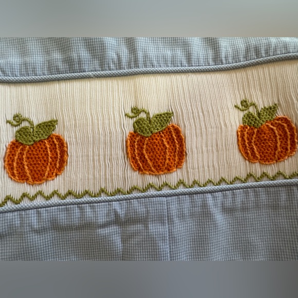 Three Sisters Longall with Pumpkin Smocking - Picture 3 of 6